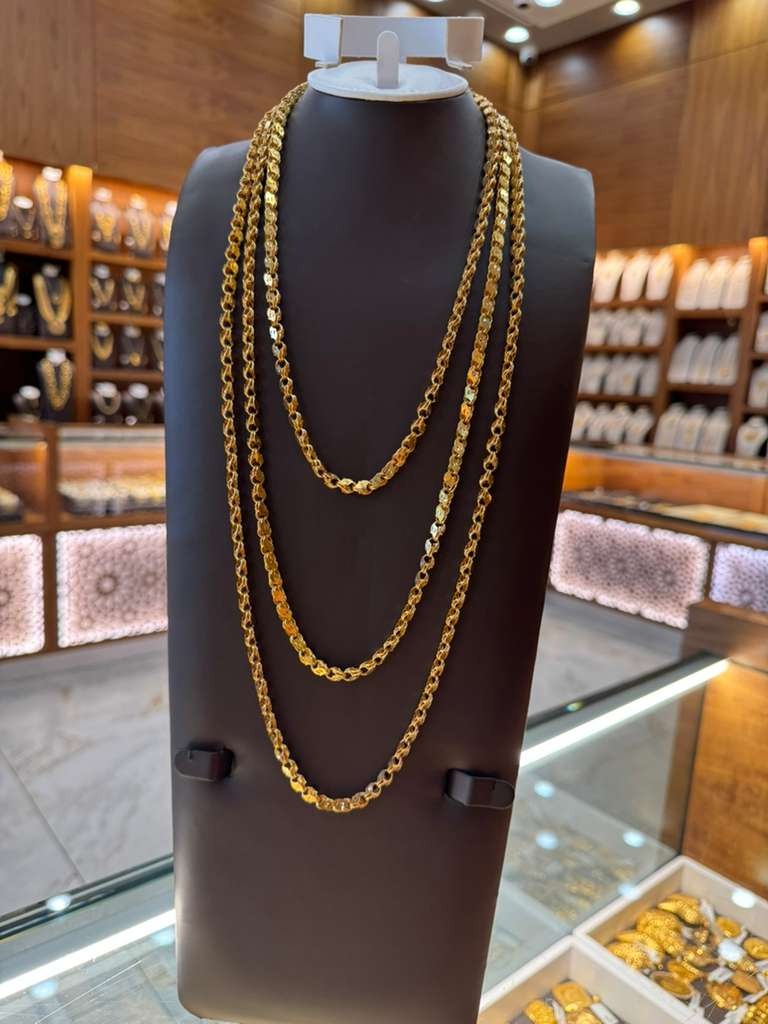 21K Gold Long Necklace - SW30496